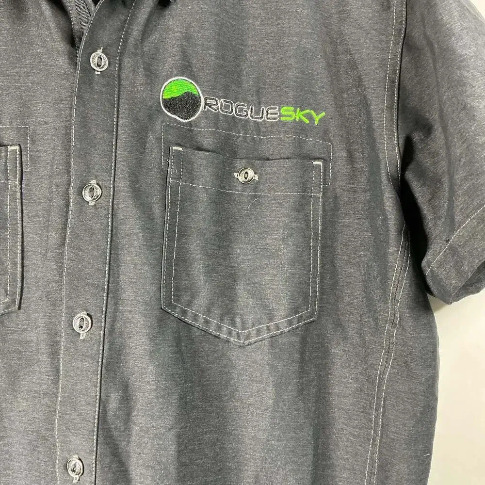 Kuhl Men's Short Sleeve Button Down Shirt with Custom Rogue Sky Embroidery